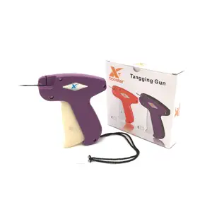 Booster OEM tag gun machine 10.3*12.5*2.3 purple ABS material clothing gun avery standard tag gun garment tags towelry toys shoe