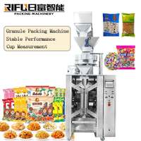 Machine d'emballage verticale automatique de granulés 5kg 10kg Chips riz grains noix Haricots biscuits Snacks machine d'emballage de granulés sac