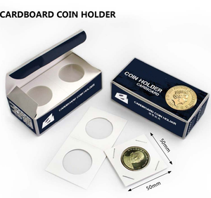 2X2 Inch Kartonnen Munt Flips Munten Collectie Paperclip Kartonnen Munthouder - Product Image 4