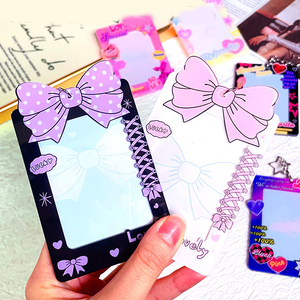 Porta-retratos de Plástico Acrílico Personalizado, Amostra Grátis, Suporte para PC, Chaveiros, Porta-Cartões Transparente - Product Image 2