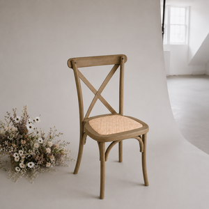 Modern Resin Crossback Chair with Woven Seat Adjustable Hotel Outdoor Dining Furniture Durable Strong - Product Image 1