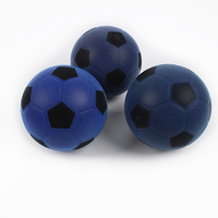 Ballon de football miniature en mousse souple PU personnalisé avec logo OEM, 12 cm, pour enfants, entraînement en salle, apprentissage, jeu silencieux