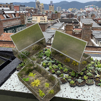 Petite mini serre d'intérieur moderne facile à assembler cadre de tente en aluminium polycarbonate pour la planification adapté à la salle de plantation