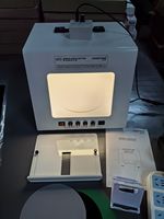 Sanoto Digital TB30 Light Box untuk Fotografi Perhiasan, Dapat Diredupkan 3000-5500K, Dengan Meja Putar.