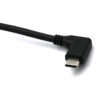 Cable USB 3.0 OTG Tipo C de Alta Velocidad 10Gbps, Adaptador USB C en Ángulo Recto de 90 Grados para Laptop, Tablet y Smartphone