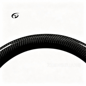 Volant en cuir perforé personnalisé en fibre de carbone pour Mazda 3, CX-30, <span class=keywords><strong>MX</strong></span>-30, CX-50, accessoires de voiture - Product Image 3