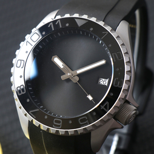 นาฬิกา NH35 ขนาด 42 มม. สั่งทำโลโก้ได้ นาฬิกาข้อมือผู้ชาย SKX สีเงิน ระบบจักรกลอัตโนมัติ หน้าปัดหรูหรา กันน้ำ กระจกแซฟไฟร์ สปอร์ต - Product Image 2