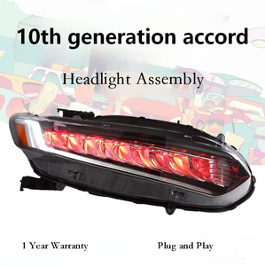 Faros Delanteros LED Modificados con Ojo de Demonio para Automóviles Norteamericanos, Luces de Circulación Diurna para Accord de 10ª Generación - Product Image 1