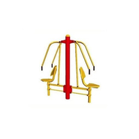 Appareil de fitness extérieur double station de musculation 1630x690x2030mm pour parc, centre communautaire et entraînement en salle de sport