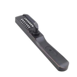 आउटडोर वाटरप्रूफ नैरो टाइप प्रोफाइल डोर लॉक डिजिटल पुश बटन मैकेनिकल लॉक गार्डन गेट लॉक - Product Image 4