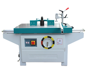 Fresadora de un solo husillo con certificación CE, máquina de fresado vertical con mesa deslizante, cortadora de madera maciza con motor - Product Image 4