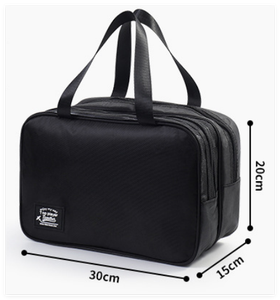 Sac de voyage pour articles de toilette portables en plein air, trousse de maquillage pour femmes, sac de natation pour hommes avec séparation sec-humide, tissu Oxford tendance - Product Image 3
