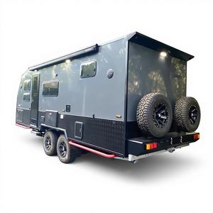 Mini-remorque de camping et de travail robuste, fermée, avec suspension indépendante, pour camping-car et fourgon aménagé - Product Image 1