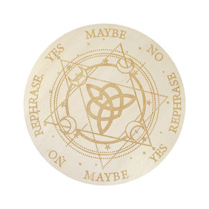 Tablero de péndulo y espíritu de madera personalizado Tailai de 6-8 pulgadas: herramienta esencial de adivinación de brujería para buscar respuestas, regalo de bruja - Product Image 3