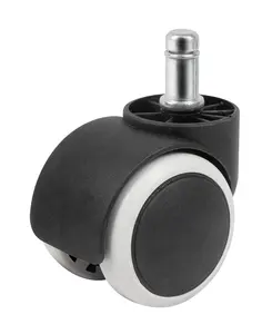 2 Inch Office Swivel Nylon Pa And Pu Chair Caster Wheels Twin Wheel Casters Without Brake From China BIFMA Standard Available