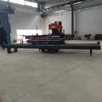 Scie à bois horizontale manuelle BITA, directement de l'usine, 220V, table coulissante, moteur 7,5kW, facile à utiliser, poussée de la coupe par le bois