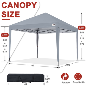 Plain <strong>3</strong> <strong>X</strong> <strong>3</strong> Marquee Heavy Duty Folding Marquees 3m <strong>X</strong> 3m Pop up Marquee Carpas Plegables 3x3 Tenda Camping Namioty Stalowe - Product Image 3