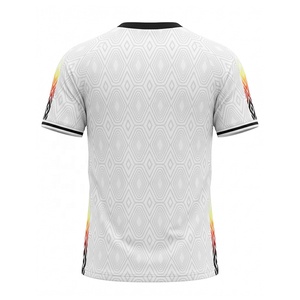 <span class=keywords><strong>Maglia</strong></span> da Calcio Personalizzata HEALY 2026 <span class=keywords><strong>a</strong></span> <span class=keywords><strong>Maniche</strong></span> Corte da Uomo, Asciugatura Rapida, <span class=keywords><strong>Bianca</strong></span>, in Poliestere Sublimato, per Allenamento - Product Image 3