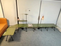 Table pliante portable légère de style moderne Soloman, en alliage d'aluminium, design tactique, pour salle à manger, cuisine, barbecue, camping
