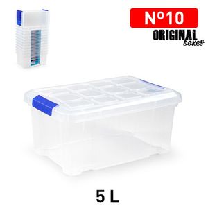Contenitore Multiuso Originale da 5 L in Plastica Resistente e Riutilizzabile per Organizzazione Domestica - Product Image 1