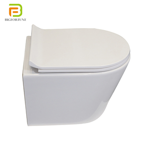 Vente en gros d'appareils sanitaires toilettes suspendues en céramique toilette à réservoir encastré à double chasse <span class=keywords><strong>wc</strong></span> toilette murale avec réservoir - Product Image 2