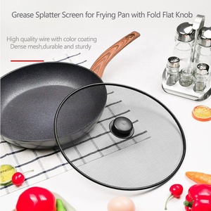 Protector Antisalpicaduras de Aceite para Cocina, de Acero Inoxidable de 19 cm, para Sartenes, Receptáculo de Grasa, Tapas para Utensilios de Cocina - Product Image 2