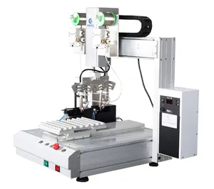 Automatic desktop 3 Axis soldering robots soldering machine for PCB Usb Cable battery soldering robot