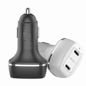 Cargador de Coche de Alta Velocidad con Salida Total de 60W, Doble Puerto Tipo C, Compatible con QC3.0, PD3.0 <span class=keywords><strong>y</strong></span> PPS para Apple, <span class=keywords><strong>iPhone</strong></span> 17 <span class=keywords><strong>y</strong></span> <span class=keywords><strong>Samsung</strong></span> S24 - Product Image 5