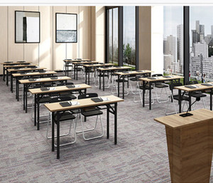 Bán buôn 1.2m/1.4m/1.6m/1.8m MDF bàn văn phòng với thiết kế hiện đại phổ biến gấp đào tạo phòng họp đồ nội thất nhà cung cấp Trung Quốc - Product Image 3