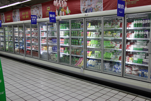 Systèmes de refroidissement de supermarché réfrigérateur à 5 portes pour supermarché Équipement de réfrigération réfrigéré à porte en verre - Product Image 3