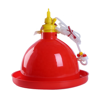 Nouvelle Abreuvoir Automatique à Cloche pour Volailles Poulets de Chair Haute Efficacité en Plastique PP Jaune Rouge Garantie 1 An Ferme