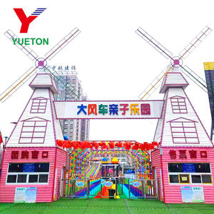 Puerta <span class=keywords><strong>de</strong></span> molino <span class=keywords><strong>de</strong></span> viento anticorrosión sin motor para parques infantiles, área escénica, <span class=keywords><strong>parque</strong></span> <span class=keywords><strong>de</strong></span> <span class=keywords><strong>atracciones</strong></span>, cabina <span class=keywords><strong>de</strong></span> boletos <span class=keywords><strong>de</strong></span> paisaje - Product Image 2
