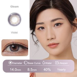 Lenti a contatto colore glam lenti a contatto scintillanti colorate lenti a contatto cerchio morbido Lentes De contatto De colore naturale - Product Image 5