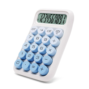 Nhỏ dễ thương cô gái Máy tính để bàn kinh doanh văn phòng máy tính trẻ em mới đầy màu sắc Gradient im lặng phím cơ khí chạy bằng pin - Product Image 1