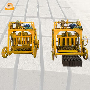 Máquina de bloques de hormigón huecos con ruedas grandes, diésel, para la fabricación de ladrillos - Product Image 1
