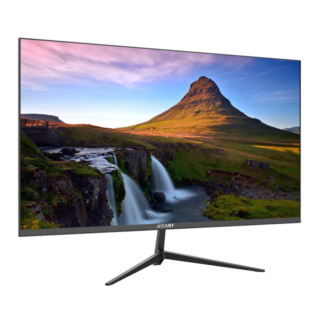 KUAI Factory OEM/ODM Monitores Pc Desktop Computer HD/FHD 23.8" 27 Inch Monitor 75 Hz Flat Screen Lcd Monitors