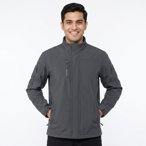 Veste polaire décontractée coupe-vent pour homme 2026 – Fabricants de vêtements personnalisés – Veste tactique softshell pour homme - Product Image 1