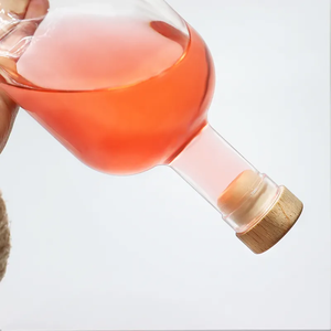 Meilleures ventes de bouteilles en verre pour vodka, <span class=keywords><strong>gin</strong></span>, liqueur, vide, noir mat, 375 ml, 500 ml, 750 ml, 1000 ml, avec bouchons pour l'emballage de brandy et de whisky - Product Image 6