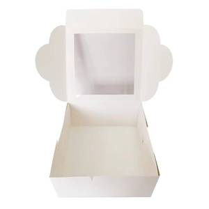 Hot Sale <b>Transparent</b> <b>Box</b> White Kraft Brown <b>Cake</b> Boxes with Window - Product Image 1