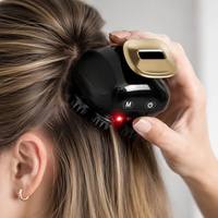 Tragbarer Kopfhaut-Massagegerät Kabellos mit Wärme und Vibration Mehrere Modi Wiederaufladbares Haarpflegegerät zur Stresslinderung und Entspannung