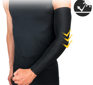 Diseño personalizado Cómodo Transpirable Compresión Nylon Spandex Elástico Codo Soporte Brazo Brace Brazo Manga - Product Image 6