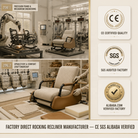Nouveau design 2025 – Fauteuil inclinable confortable pour salon, balcon, pause déjeuner – Fauteuil à bascule