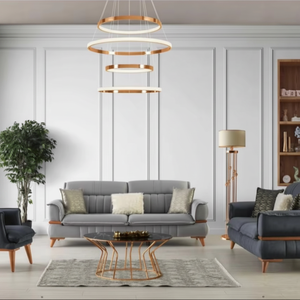 Juego de sofá seccional Chesterfield para sala de estar, función reclinable en forma de L, cubierta extraíble, tapicería de terciopelo, comedor, uso en Hotel - Product Image 3