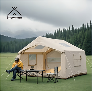 Chất Lượng Tốt Nhất Lớn Ngoài Trời Không Khí Gia Đình Lều 4 Mùa Không Thấm Nước Glamping <span class=keywords><strong>Inflatable</strong></span> Oxford Vải Lều - Product Image 2