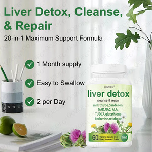 OEM mendukung fungsi hati kesehatan kapsul hati Artichoke Susu Thistle akar <span class=keywords><strong>Dandelion</strong></span> kunyit Artichoke daun kapsul hati untuk pria dan wanita - Product Image 3