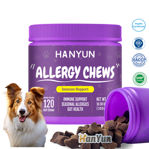 Snack Naturali per Cani, Integratore Multivitaminico Morbido per la Salute del <span class=keywords><strong>Cucciolo</strong></span>, Supporto Immunitario e Sollievo dalle Allergie - Product Image 1