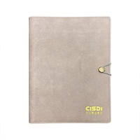Carnet à anneaux en métal 2026, 6 anneaux, en cuir PU, personnalisable, journal/agenda
