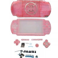 Coque de remplacement transparente en plastique avec boutons pour console PSP 3000 – Pièces de réparation