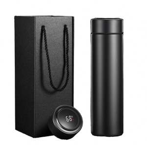 Corporate <b>Gift</b> <b>Box</b> Set Father's Day Personalized Promotional 304 Stainless Steel Smart Thermos Flask Business <b>Gift</b> Cup Wholesale - Product Image 1