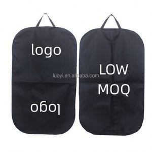 High Quality Fashionable Non-Woven White <b>Garment</b> <b>Bag</b> Storage Travel Large Capacity Suit Cover Coats Portable Zipper Foldable - Product Image 5